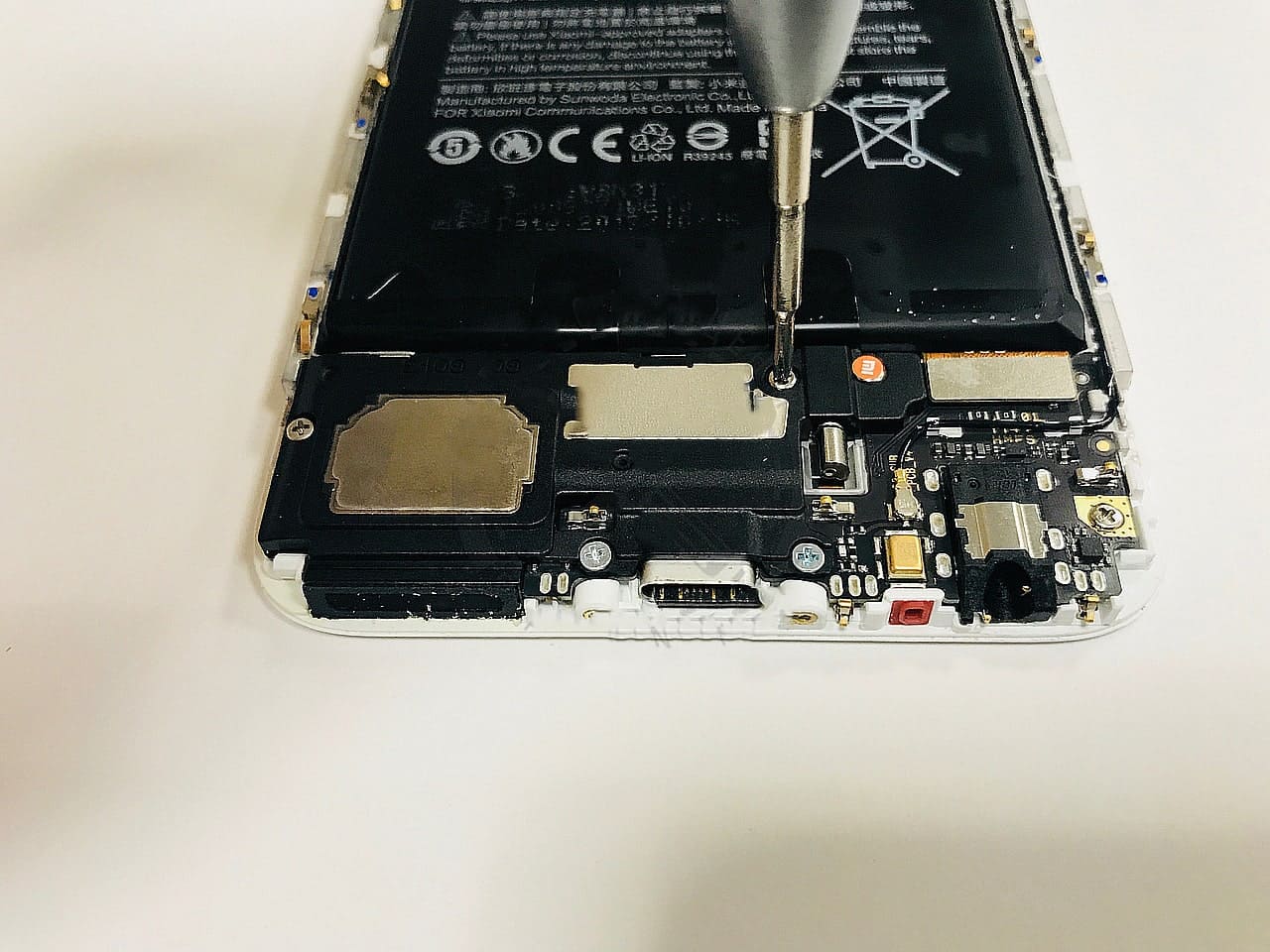 Xiaomi mi a1 замена экрана, инструкция 4